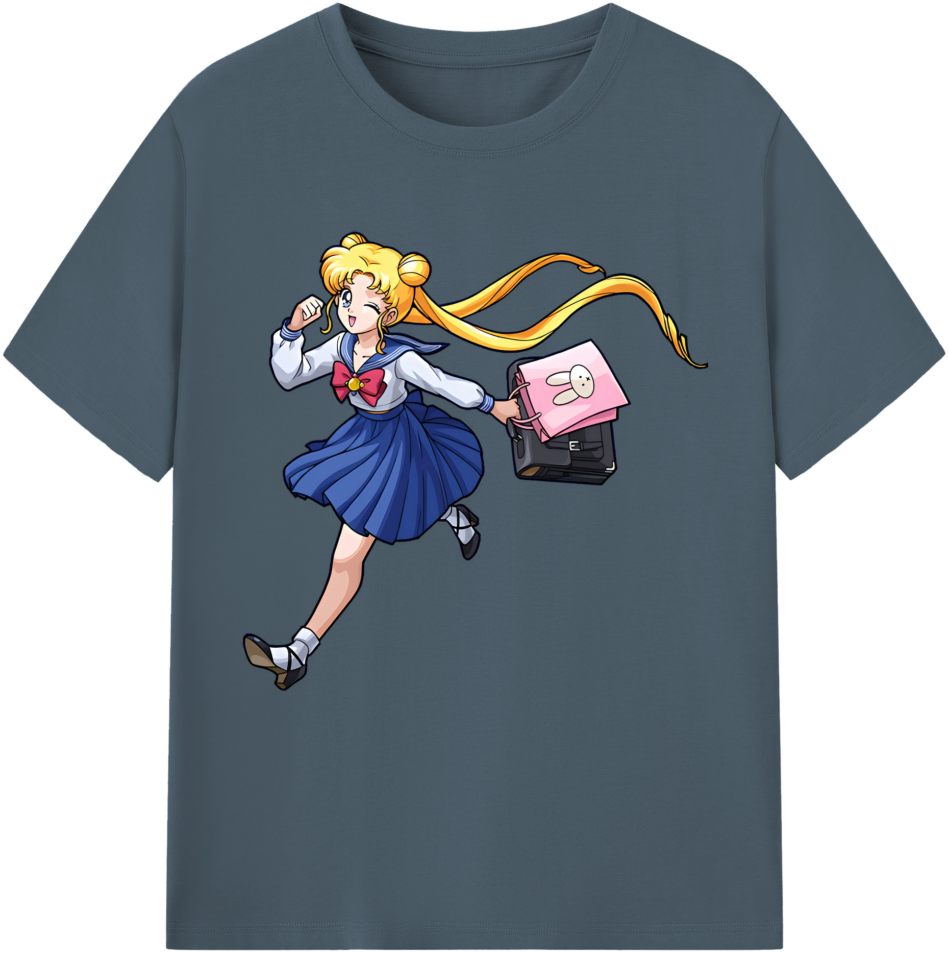（画像用） 美少女戦士セーラームーン 愛野 美奈子 あいの みなこ Sailor Moon Aino Minako 綿100％半袖Tシャツ（フロントプリント）
